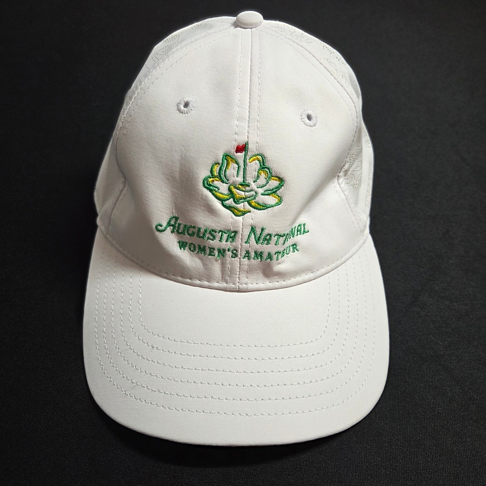 Ahead Augusta National Womens Amateur Golf Hat White UPF 50 Adjustable Cap